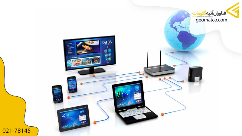 مودم، لپ تاپ و دستگاه های الکترونیکی متصل به شبکه